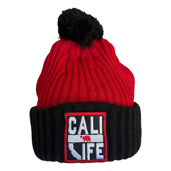 California Republic Cali Life Thick Winter Beanie Ski Cap Snowboard Hat - Picture 1 of 5
